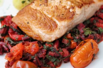 Beetroot salmon - a way to serve salmon from sustainable fishing
