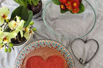 Double Chocolate Cake (Chocolate Mousse Cake) for Valentine's Day